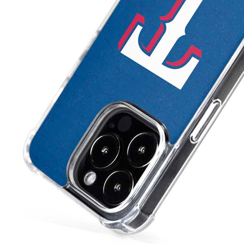 MLB Texas Rangers - Solid Distressed iPhone 16 Pro MagSafe Case